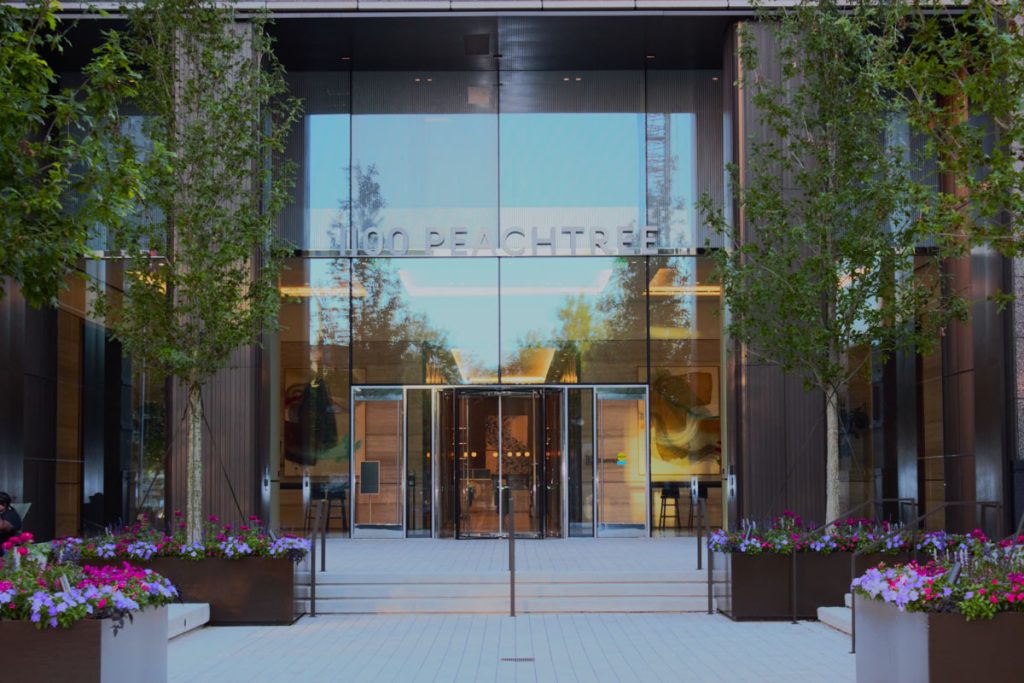 goldberg atlanta office 1100 peachtree st ne front entrance